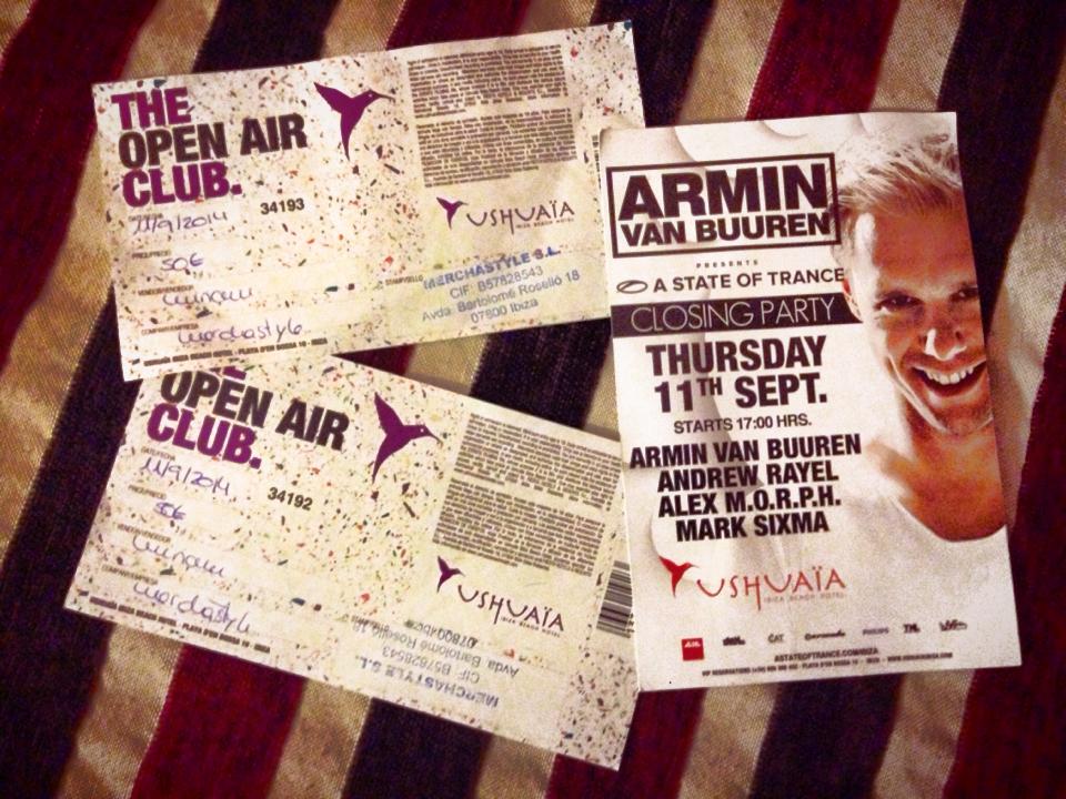 Ready for Armin Van Bureen's concert!