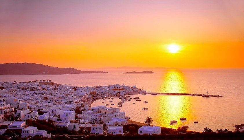 sunset-in-mykonos