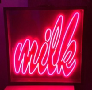 milk sign